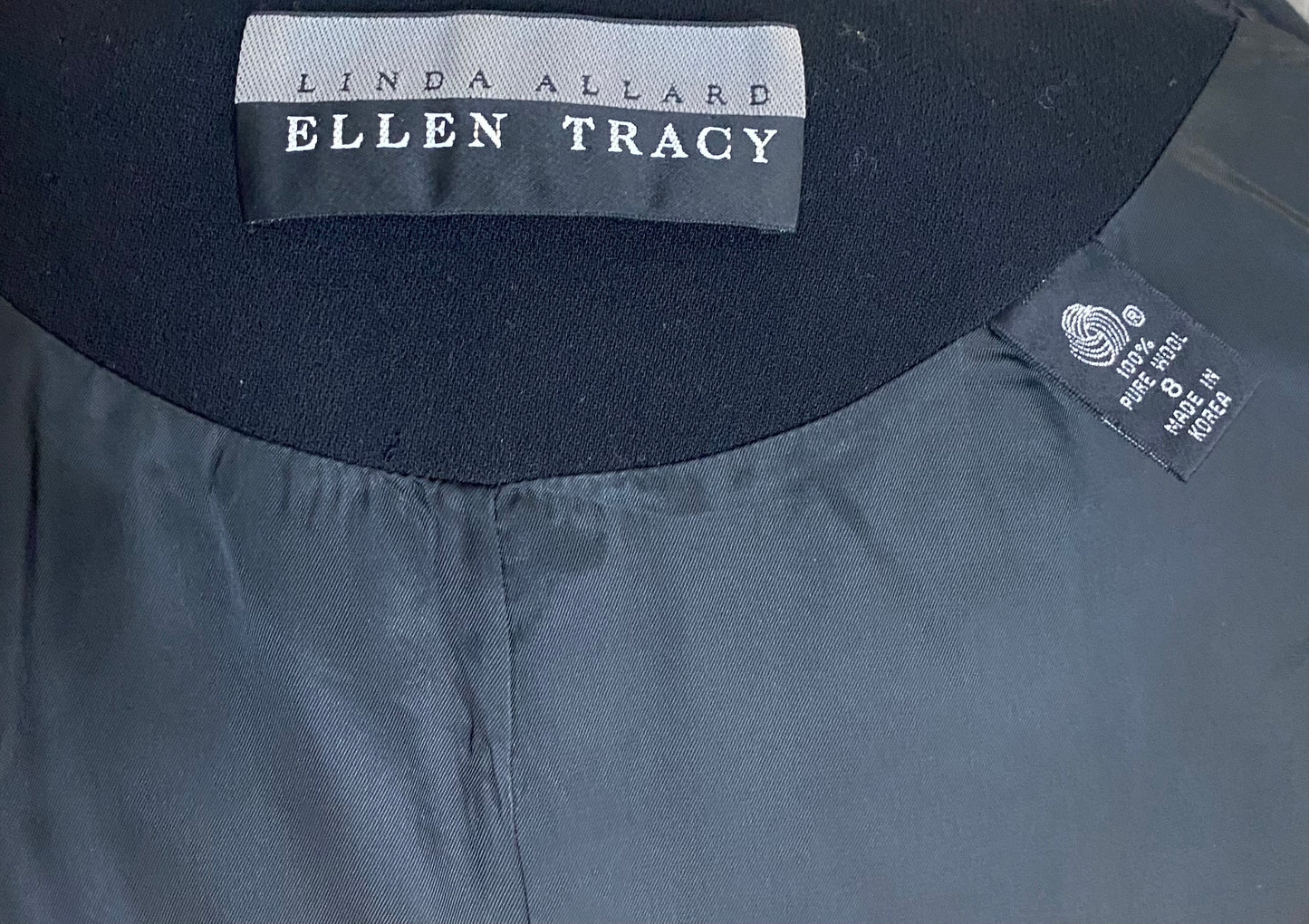 Vintage 90’s Black Multicolor/Color blocked short Collarless Jacket